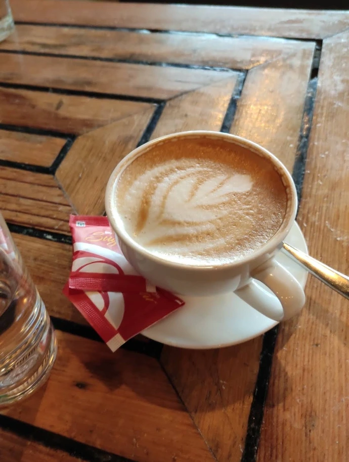 It's a beverage called cappuccino